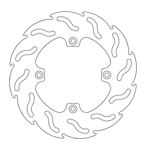 Moto-Master Yamaha YZ65 18-23 YZ80 93-01 YZ85 02-23 Flame Series Rear Brake Disc
