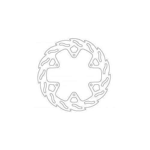 Moto-Master Yamaha YZ / YZF / WR / WRF Flame Series Rear Brake Disc