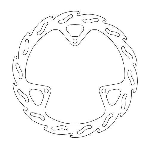 Moto-Master Husqvarna TC65 17-22 KTM 65SX 02-22 Flame Series Front Brake Disc