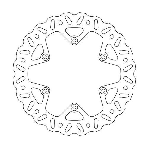 Moto-Master Yamaha YZ125 YZ250 19-21 WR250F WR450F 19-23 YZ450F 18-19 Nitro Rear Brake Disc