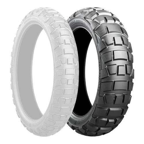 Bridgestone AX41 120/90-18 Rear Tubeless Adventure Tyre (65P)