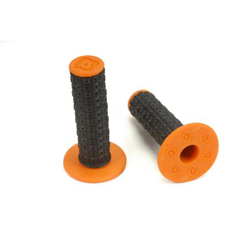 Torc 1 Enduro Dual Compound Black / Orange Grips (Includes Glue)