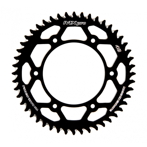 MX Pro Honda CR/CRF/XR Beta RR-XTrainer Black Alloy T10 Race Series Rear Sprocket