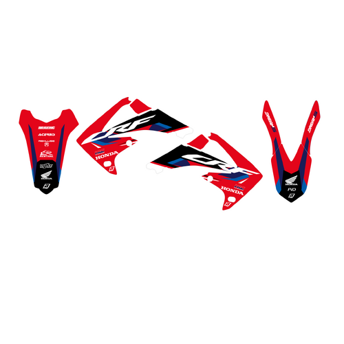 Honda CRF250R 10-13 CRF450R 09-12 Dream 5 Graphics Kit - Blackbird Racing