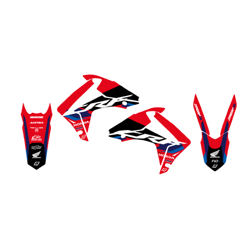 Honda CRF250R 14-17 CRF450R 13-16 Dream 5 Graphics Kit - Blackbird Racing
