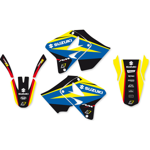 Suzuki RM125 01-11 RM250 01-12 Dream 4 Graphics Kit - Blackbird Racing