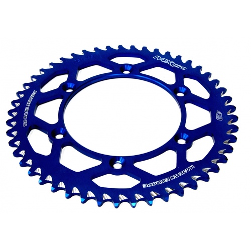 MX Pro Yamaha Blue Alloy T10 Race Series Rear Sprocket