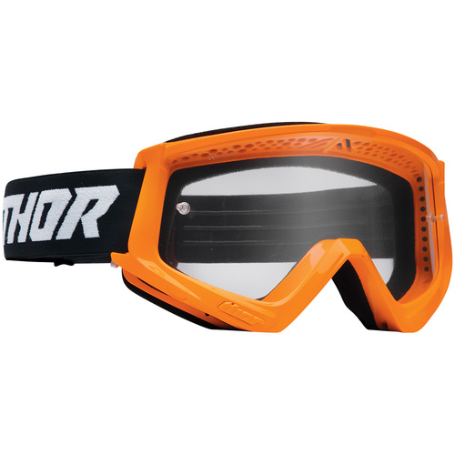 THOR MX Combat Racer Flo Goggles Orange/Black