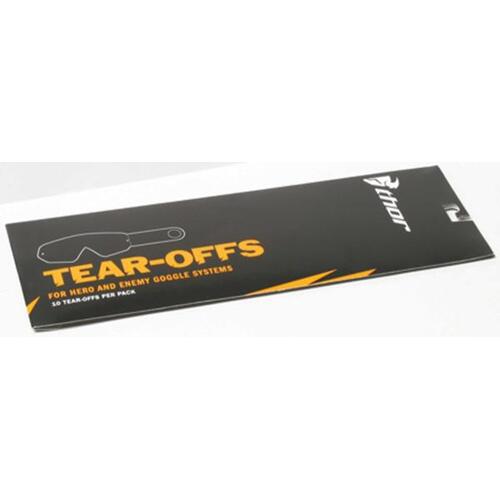 GOGGLE THOR TEAR OFFS 10PK HERO AND ENEMY