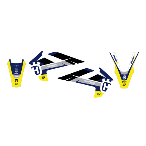 Husqvarna FC/FE/TC/TE 16-19 Dream 5 Graphics Kit - Blackbird Racing
