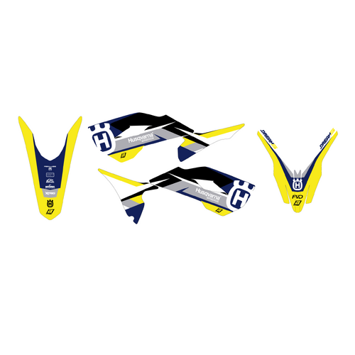 Husqvarna TC85 14-17 Dream 5 Graphics Kit - Blackbird Racing