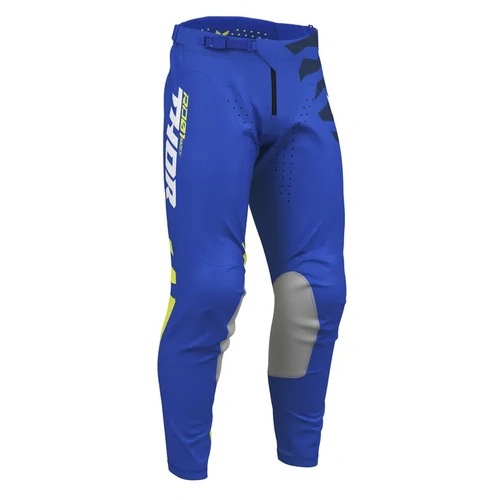 THOR S27 PANTS MX LAUNCHMODE SHREDDED BLUE/ACID 
