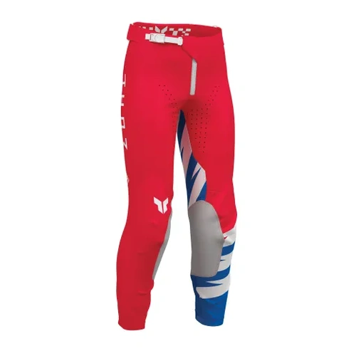 THOR S27 PANTS MX LAUNCHMODE SHOCKIE RED/BLACK YOUTH 