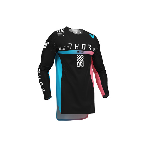 THOR MX SPORTMODE SYNTH JERSEY BLACK