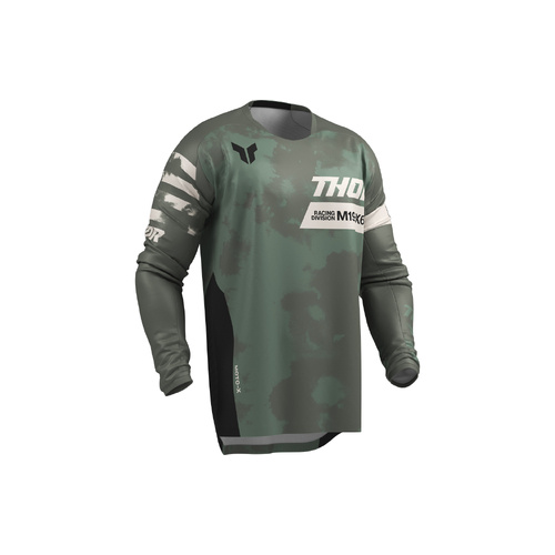 THOR MX LAUNCHMODE BLEACH JERSEY BLACK/CAMO 