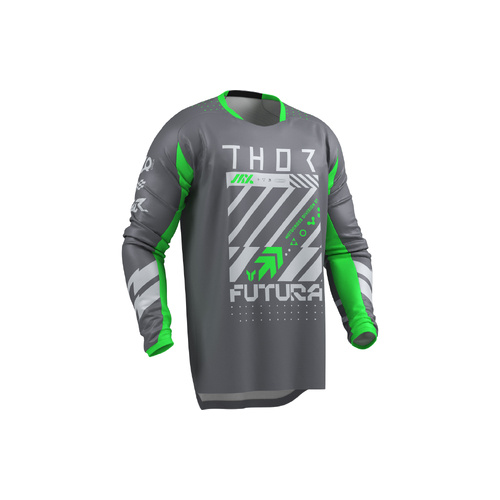 THOR MX LAUNCHMODE FUTURA JERSEY CHAR/GREEN