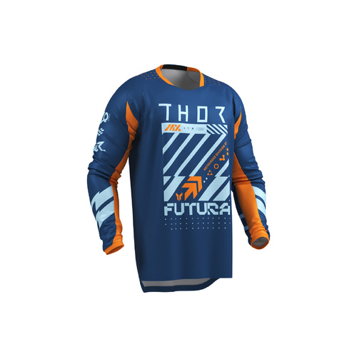 THOR MX LAUNCHMODE FUTURA JERSEY NAVY/ORANGE 