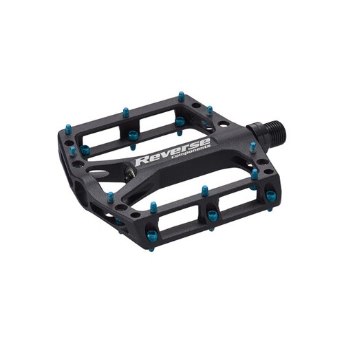 Bike Pedals Black ONE Black/Light Blue