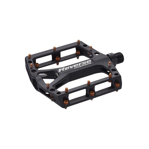 Bike Pedals Black ONE Black/Orange