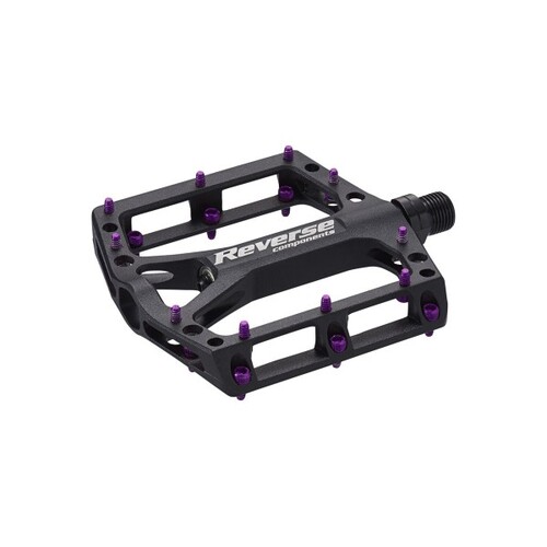 Bike Pedals Black ONE Black/Purple
