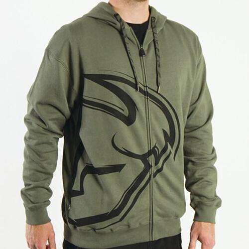  Thor Zip Split Green Hoody XL