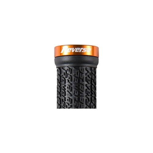 Handlebar Grips Bike Stamp Lock On Orange