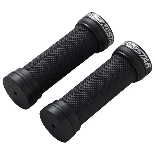 Handlebar Grips Youngstar Single Lock On Black