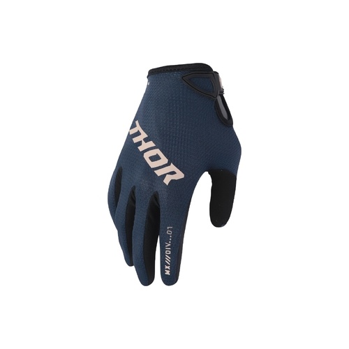 THOR MX WOMENS RIDEMODE STATIC GLOVE MIDNIGHT 