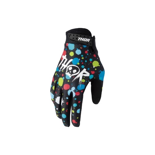 THOR MX YOUTH LAUNCHMODE SPLAT GLOVE BLACK