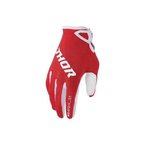 THOR MX YOUTH RIDEMODE STATIC GLOVE RED 