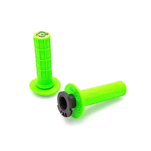 Torc 1 Defy 4 Stroke Green MX Lock On Grips And Cams