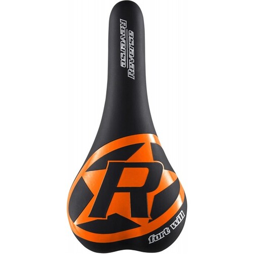 Bike Seat Fort Will Style Black Orange