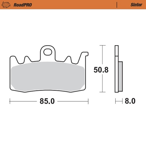 Moto Master Aprilia Benelli BMW Ducati Kawasaki KTM Brake Pads