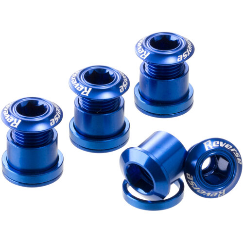 Chainring Bolt Set Dark Blue