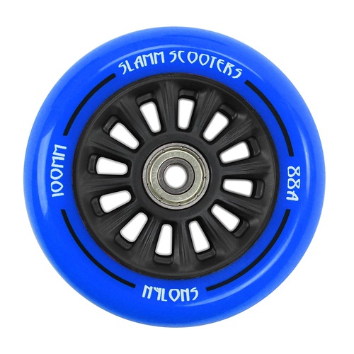 Slamm 100mm Ny-Core Wheels Blue
