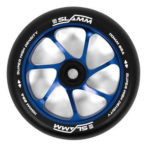 Slamm 110mm Team Wheel Black/Blue 110mm