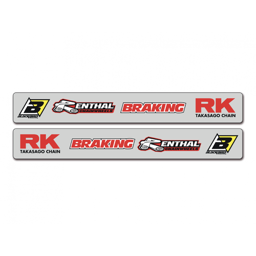 Kawasaki KX65-85 KX125-250 KX250-450F Swingarm Decals - Blackbird Racing