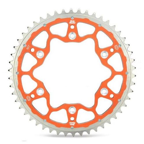 Moto-Master Husqvarna TC85 14-23 KTM 85SX 04-23 105SX 04-11 Fusion Dual-Ring Rear Sprocket Orange 49T