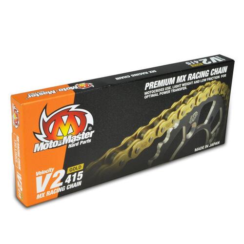  Moto-Master 415 V2 Non Sealed Gold Chain 130 Link