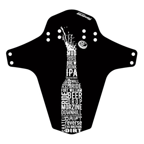 Mudguard MTB Bike Bottle Black White