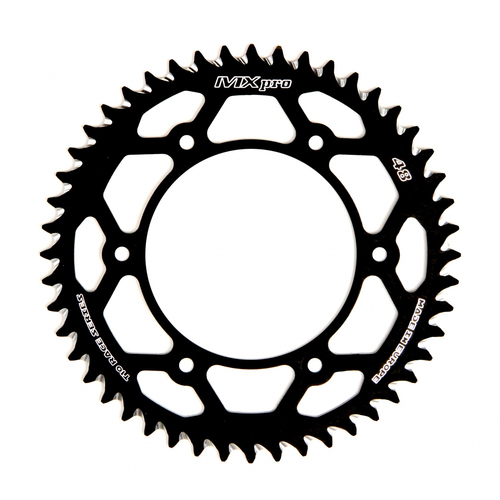 MX Pro Suzuki RM/RMX/RMZ/DRZ Black Alloy T10 Race Series Rear Sprocket