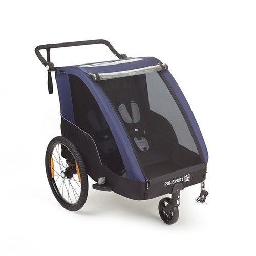 Bicycle trailer and transport cart