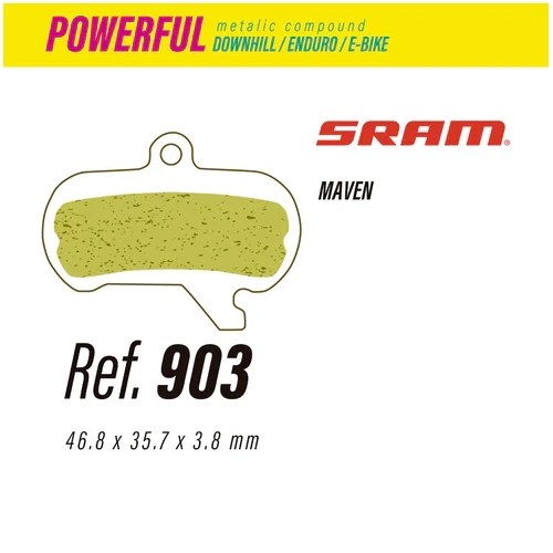 LESS 903 Powerful Metal Brake Pads – SRAM Maven