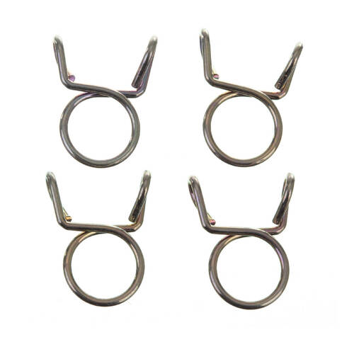 All Balls Racing Fuel Hose Clamp Kit - 9mm Wire (4 Pack)