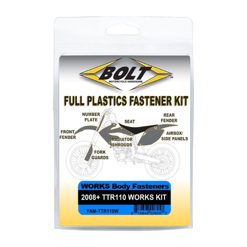 BOLT YAMAHA TTR110E 08-26 BODY WORK FASTENER KIT 