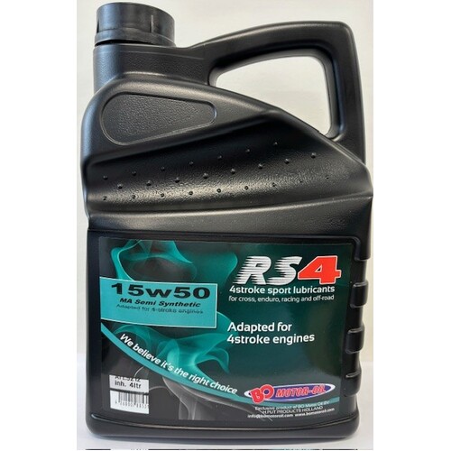 BO RS4 15W50 Semi Synthetic Oil 4 Litres 