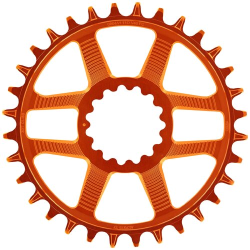 Helix Race Direct Mount Chainring 32T Orange