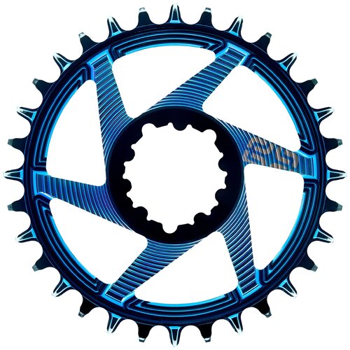 Helix Race 3-Bolt Direct Mount Chainring 34T - Intergalactic