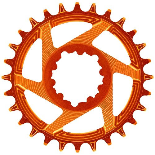 Helix Race 3-Bolt Direct Mount Chainring 32T - Orange