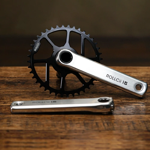 ROLLCii 15 Road & Gravel Cranks 165mm, Silver, SRAM DUB